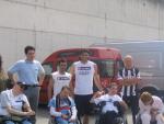 Alcuni di noi con dei giocatori dell'Udinese